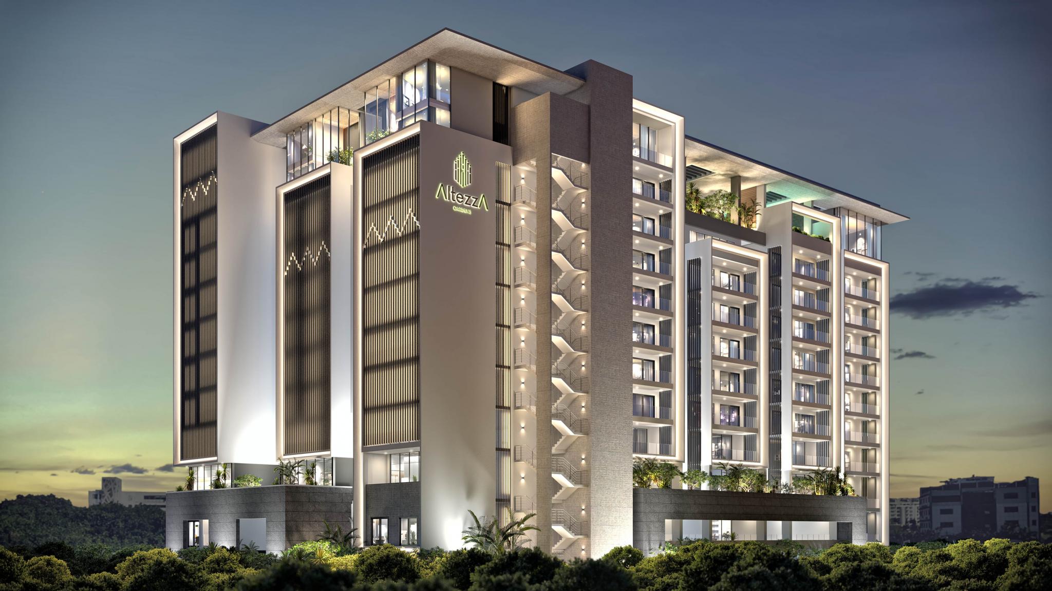A VENDRE – Altezza Gardens bénéficie d’un emplacement exceptionnel à Sodnac, un quartier résidentiel haut de gamme dans la ville de Quatre-Bornes.
