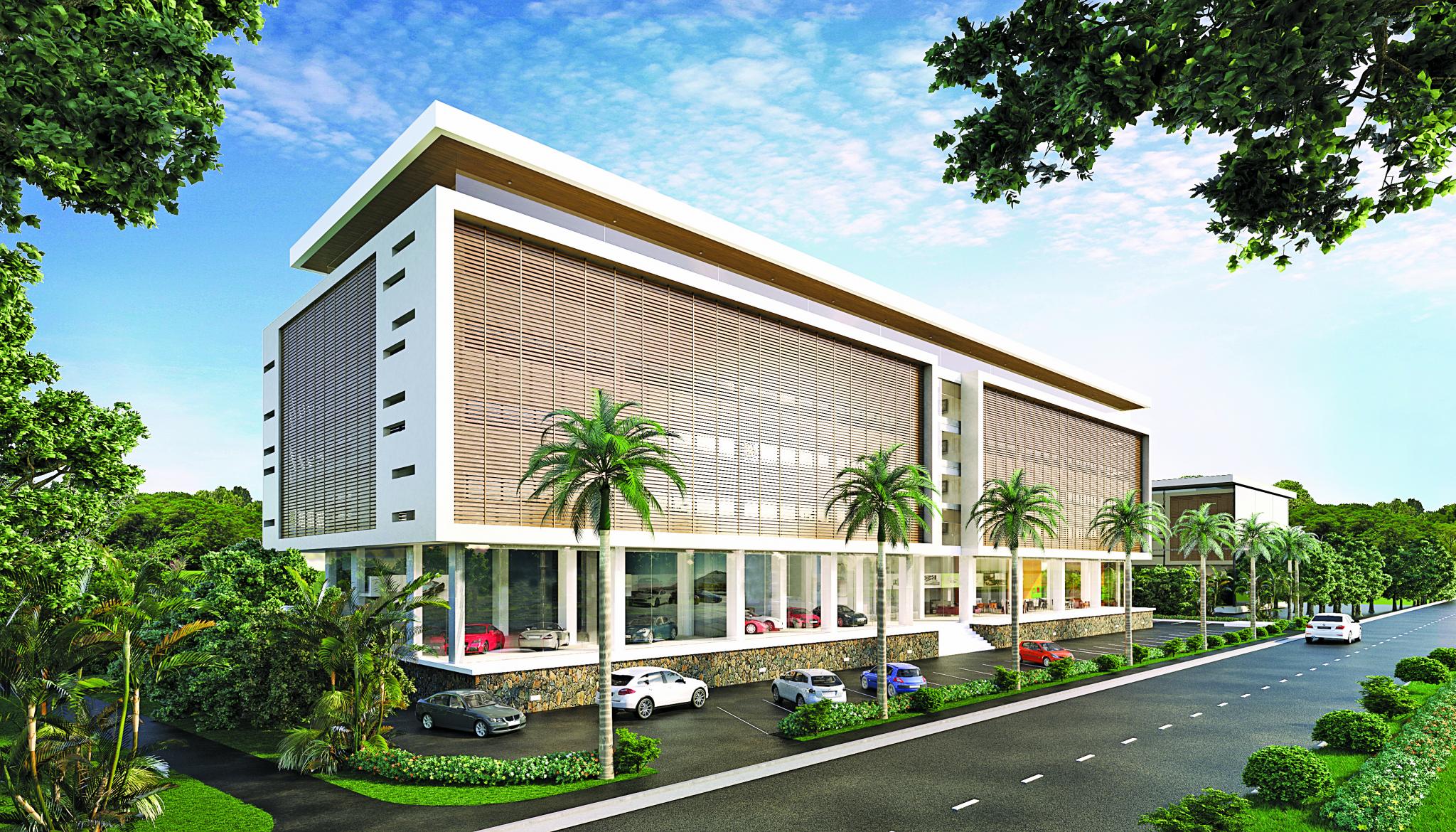 FOR SALE – Unfurnished office of 27.4 m2 strategically located at the entrance of Grand Bay