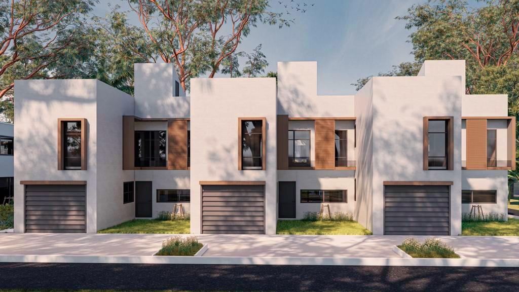 Découvrez un nouveau projet sur plan captivant de 3 townhouses, idéalement situé dans l’avenue prestigieuse John Kennedy à Floréal