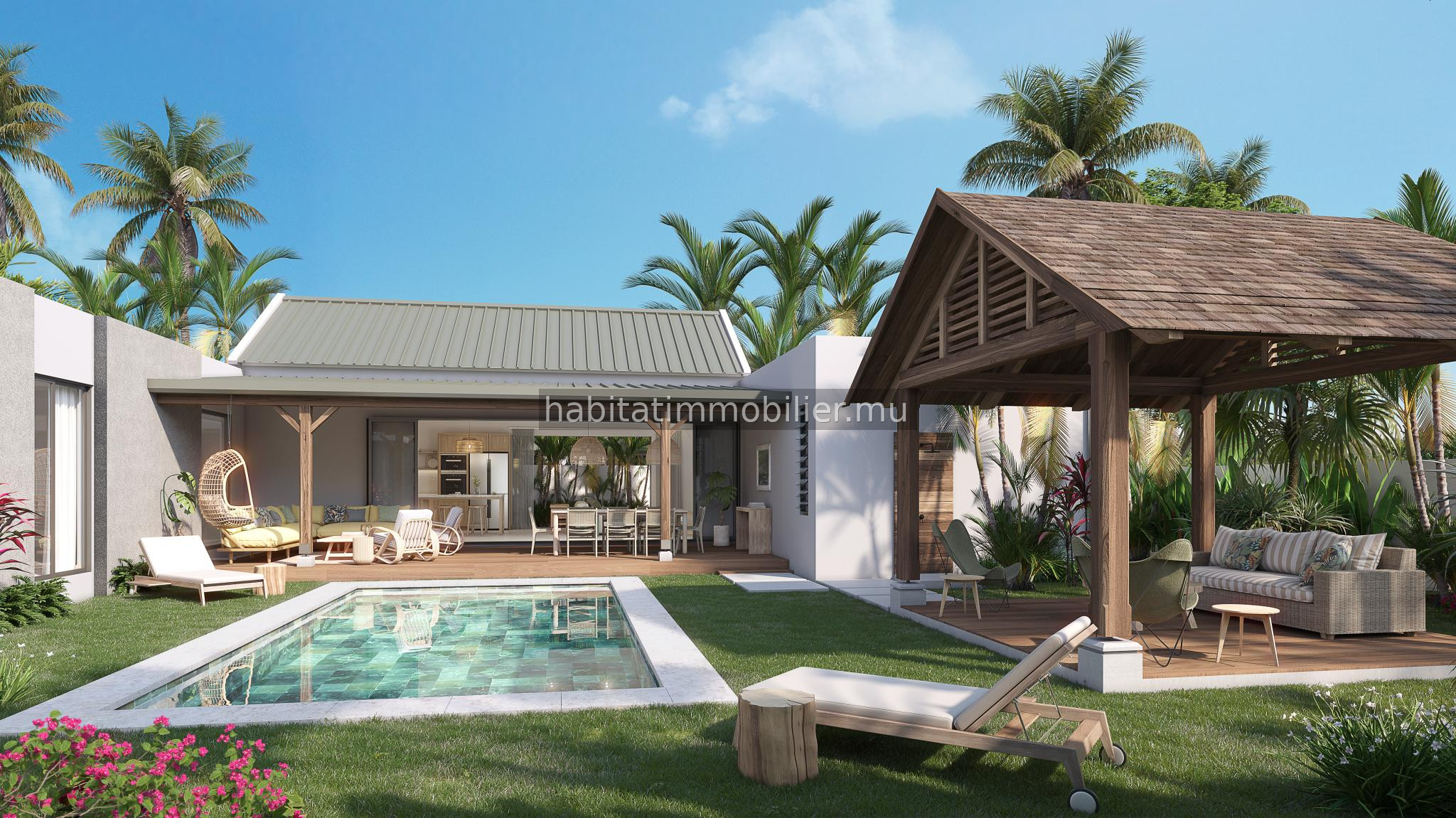 Villas contemporaines sur plan à Mont Mascal – Accessible aux étrangers ! Charmantes villas de 246 m² sur des terrains de 623 m² à 660 m², pensées dans un esprit moderne et raffiné, alliant élégance architecturale et confort de vie